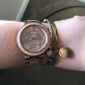 MICHAEL KORS ROSE GOLD WATCH